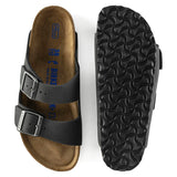 Load image into Gallery viewer, Unisex Arizona Soft Footbed Oiled Leather Black Regular/Wide