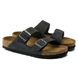 Load image into Gallery viewer, Unisex Arizona Soft Footbed Oiled Leather Black Medium/Narrow