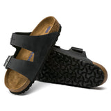 Load image into Gallery viewer, Unisex Arizona Soft Footbed Oiled Leather Black Medium/Narrow