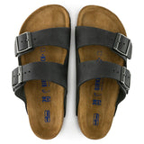 Load image into Gallery viewer, Unisex Arizona Soft Footbed Oiled Leather Black Medium/Narrow