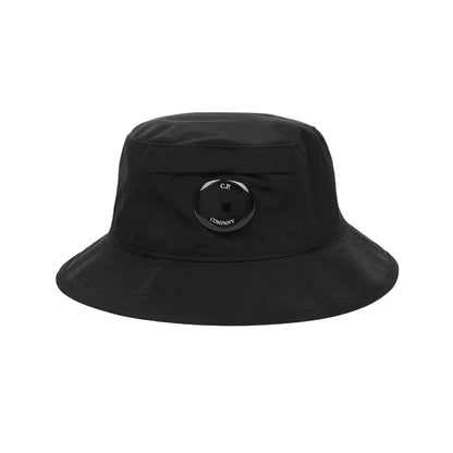 Cp Company Chrome-R Lens Bucket Hat in Black