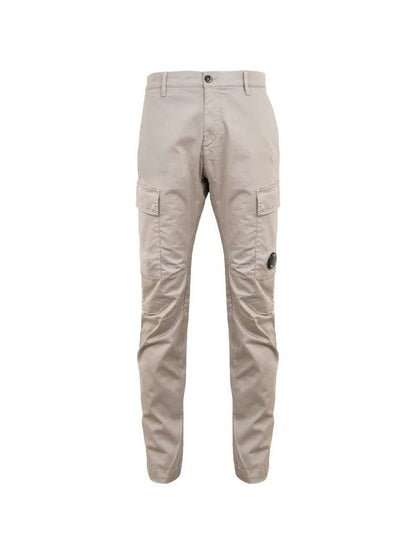 Cp Company 056A Stretch Sateen Cargo Pants In Drizzle Grey