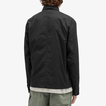 Cp Company 269A Lens Popeline Workwear Overshirt In Black