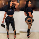 Load image into Gallery viewer, Mandi pants (Black/nude)