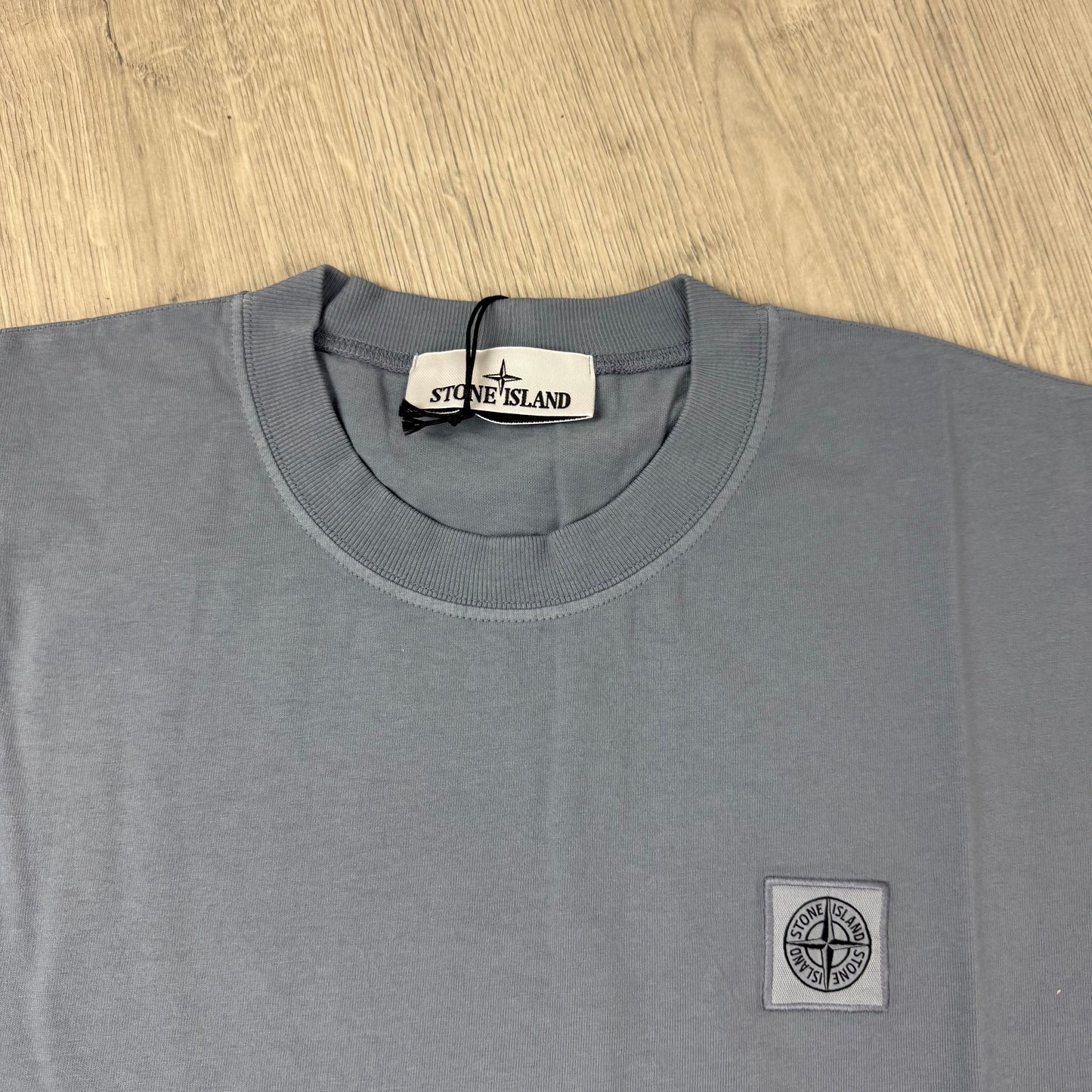 Stone Island Combed Organic Patch T-Shirt - Dark Blue