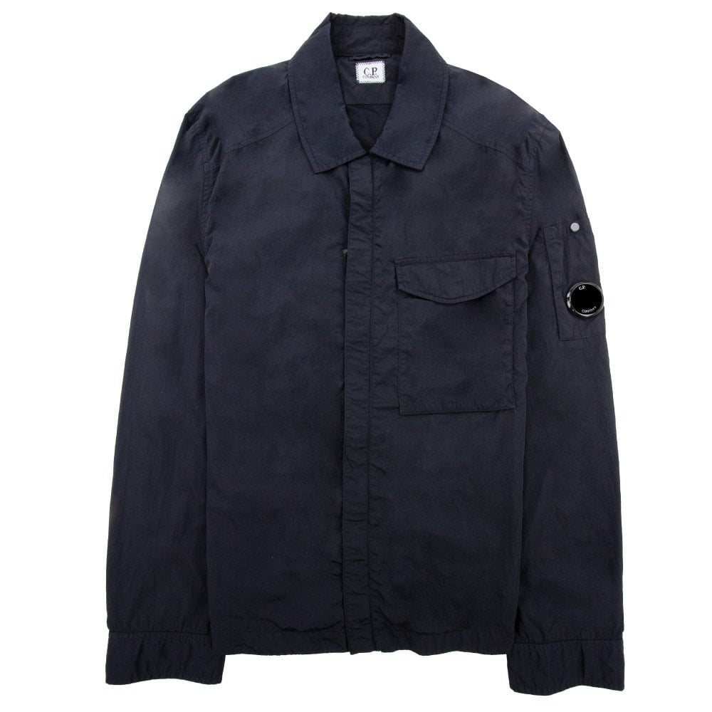 Cp Company Chrome-R Pocket Overshirt in Navy