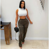 Load image into Gallery viewer, Devia cargo pants (Olive)