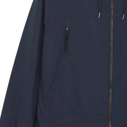 Cp Company 001A Shell-R Goggle Jacket In Navy