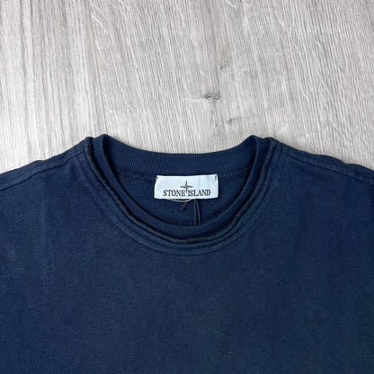 Stone Island Malfilé 'Old' Sweatshirt - Navy