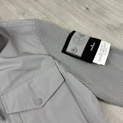 Stone Island Ghost Hybrid Knit Jacket - Dust Grey