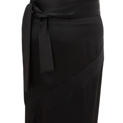 Tom Ford Black Acetate Long Skirt