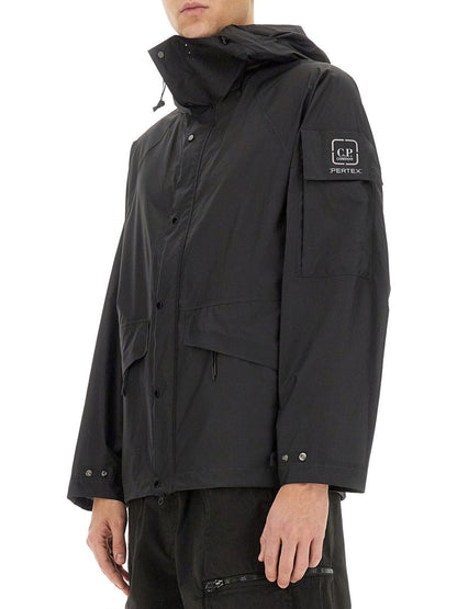 Cp Company 004A Metropolis Pertex Performance Jacket In Black