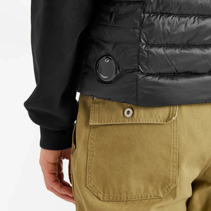 Cp Company 201A D.D Shell Lens Down Gilet In Black