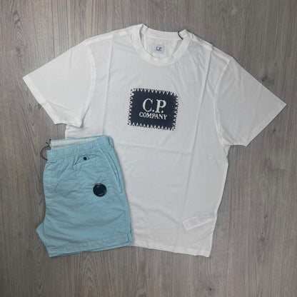 CP Company Holiday Set - White/Misty Blue
