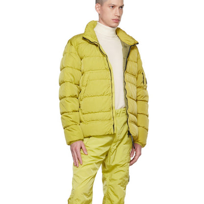 Cp Company 028A Down Jacket In Golden Palm