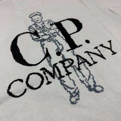 CP Company Embroidered Sailor T-Shirt - Misty Blue