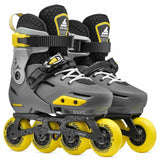 Load image into Gallery viewer, Rollerblade Apex Charcoal Kids Skates