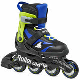 Load image into Gallery viewer, Rollerblade Microblade Blue Kids Skates