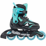 Load image into Gallery viewer, Rollerblade Microblade Light Blue Kids Skates
