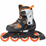 Load image into Gallery viewer, Rollerblade Microblade SL Black Orange Kids Skates