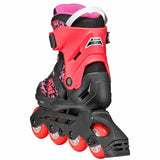 Load image into Gallery viewer, Rollerblade Microblade SL Black Coral Kids Skates