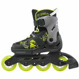 Load image into Gallery viewer, Rollerblade Microblade SL Black Lime Kids Skates