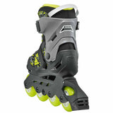 Load image into Gallery viewer, Rollerblade Microblade SL Black Lime Kids Skates
