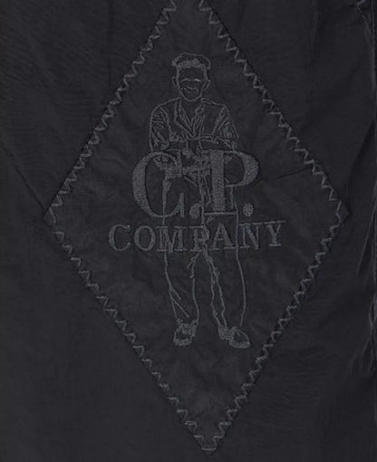 Cp Company Eco-Chrome British Sailor Swim Shorts In Navy With Certilogo