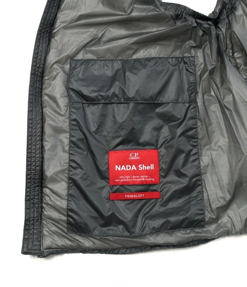 Cp Company 032A Nada Shell Primaloft Goggle Gilet In Smoked Pearl