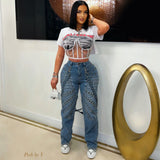 Load image into Gallery viewer, DB corset chain tee (White/black)