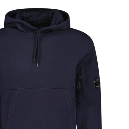 Cp Company 024A Diagonal Raised Overhead Hoodie In Navy