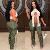 Load image into Gallery viewer, Yula cargo pants (Olive)