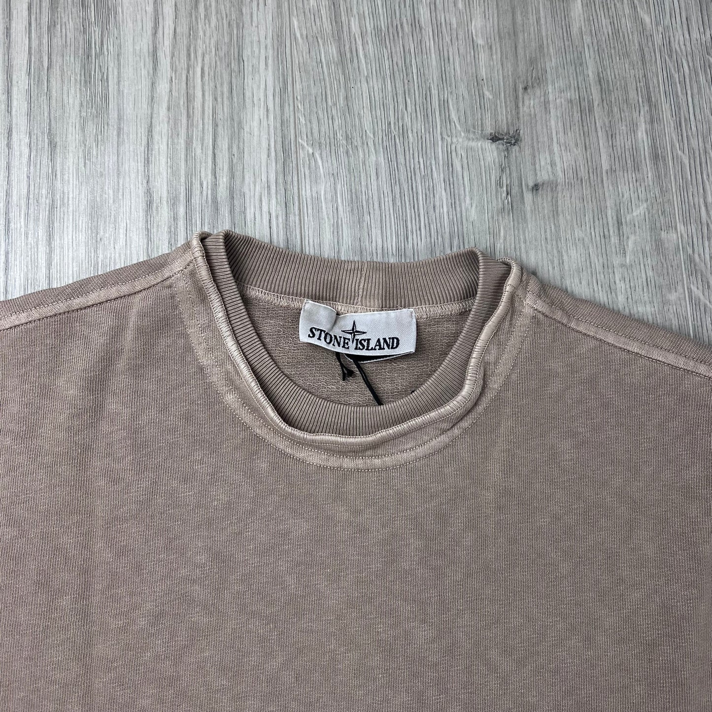 Stone Island Malfilé 'Old' Sweatshirt - Desert