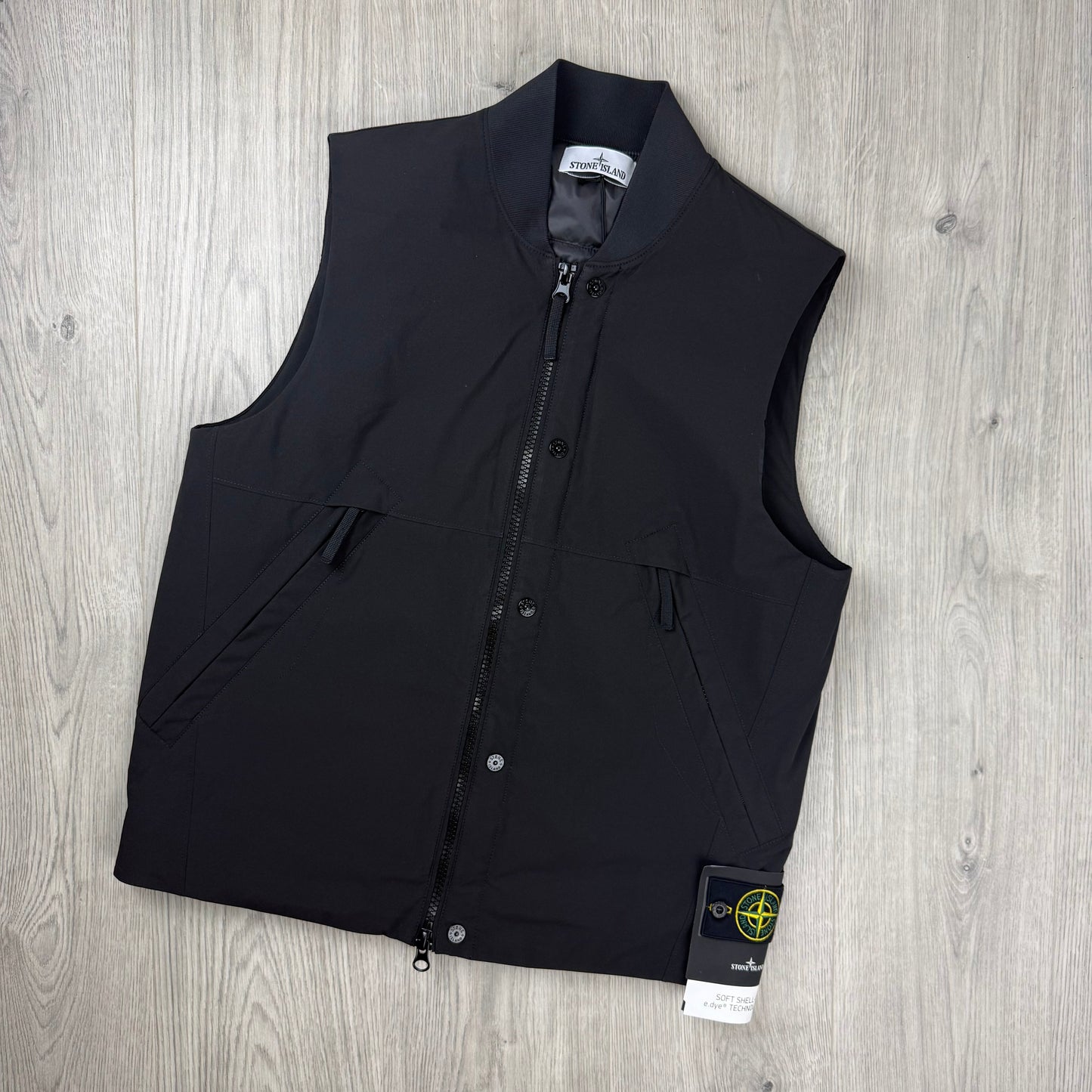 Stone Island Shell-R Gilet - Black