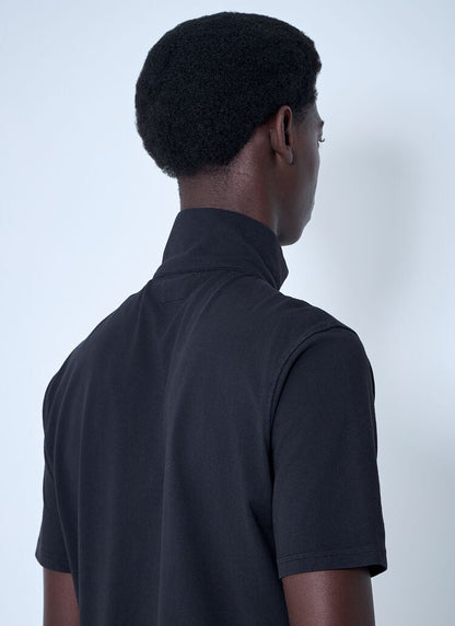 Cp Company 291A Half Zip Polo Shirt In Navy