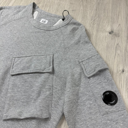 CP Company Light Fleece Sweatshirt - Grey Melange