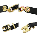 Load image into Gallery viewer, Chanel Chain Belt Black Gdhardware Aaa436 Coco Mark 70 28