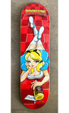 Load image into Gallery viewer, Hook Ups Skateboard Deck 8 Ball Alice 8.25"