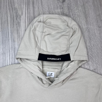 CP Company Raised Fleece Hoodie - Silver Birch
