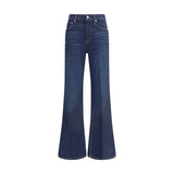 Load image into Gallery viewer, Citizens of Humanity Blue Cotton Flared Jeans
