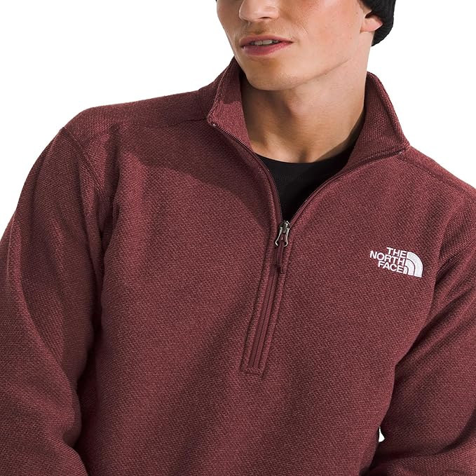 The North Face - Mens Textured Cap Rock 1/4 Zip - Sumac Heather