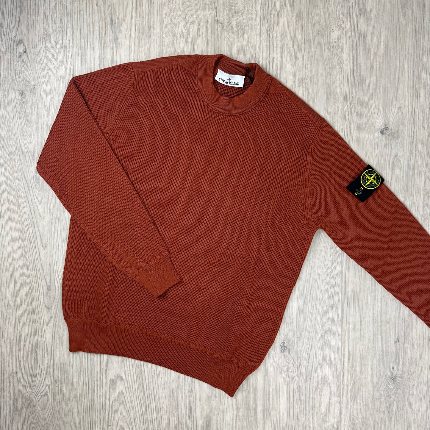 Stone Island Knit Sweatshirt - Brick Red