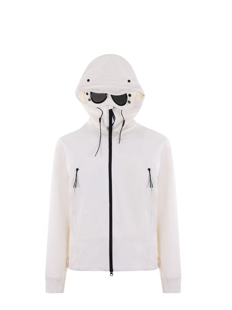 Cp Company 001A Shell-R Goggle Jacket In White