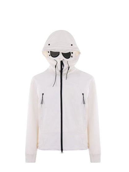 Cp Company 001A Shell-R Goggle Jacket In White