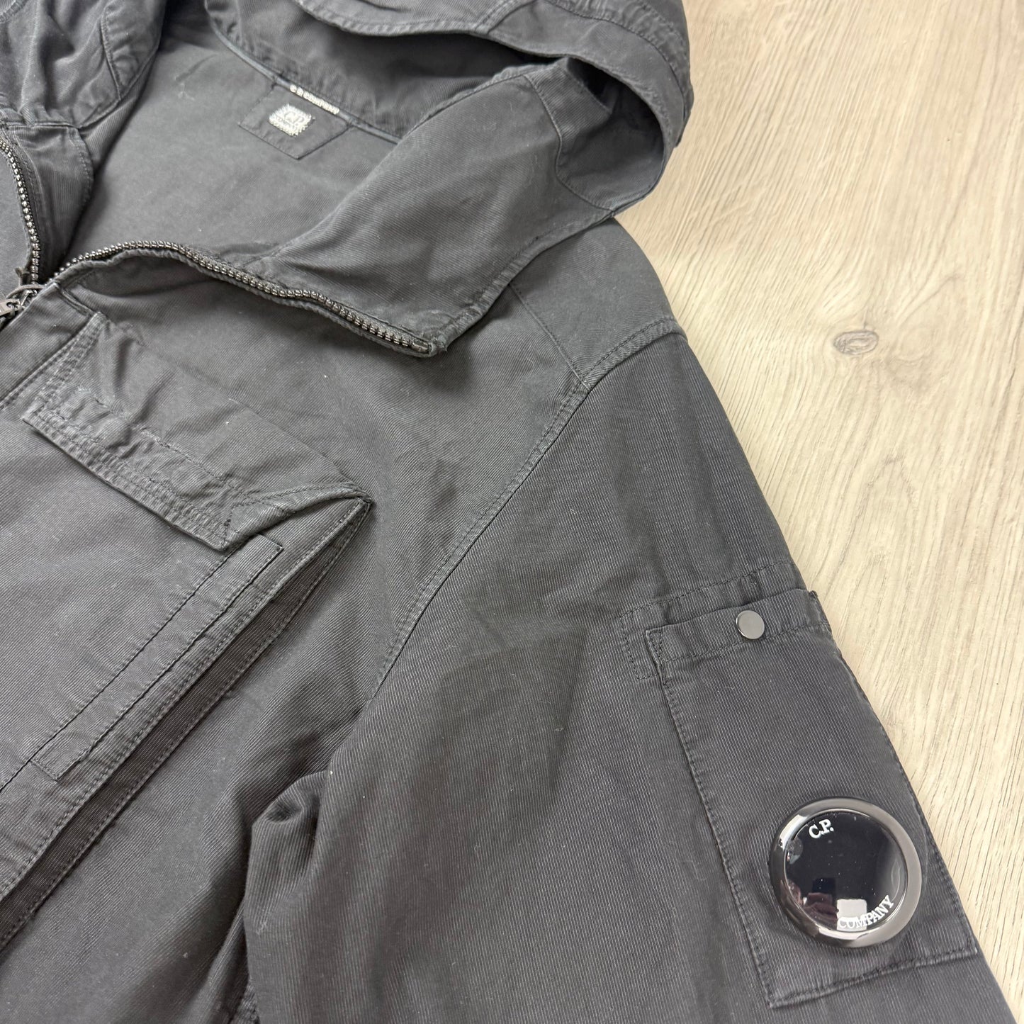 CP Company Hooded Overshirt - Black