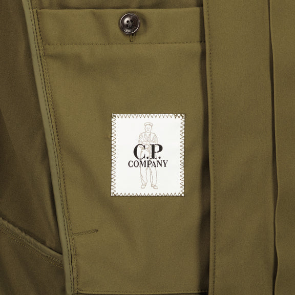 Cp Company 002A Shell-R Lens Jacket In Ivy Green