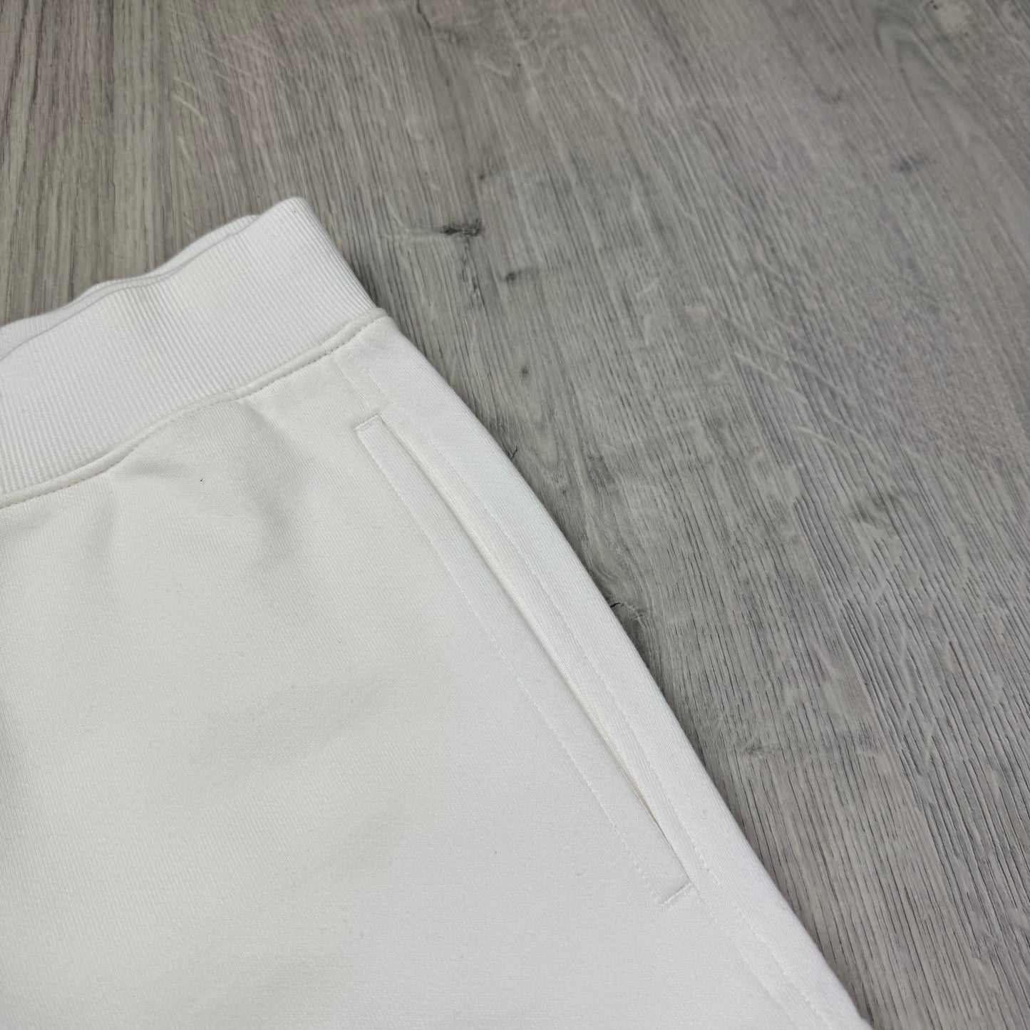 CP Company Raised Fleece Sweatpants - White