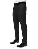 Load image into Gallery viewer, Dolce &amp; Gabbana Black Cotton Mid Waist Dress Trouser Pants