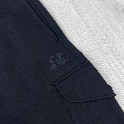 CP Company Raised Fleece Jersey Shorts - Black