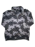 Load image into Gallery viewer, Tribal Print Half Zip Fleece Pullover